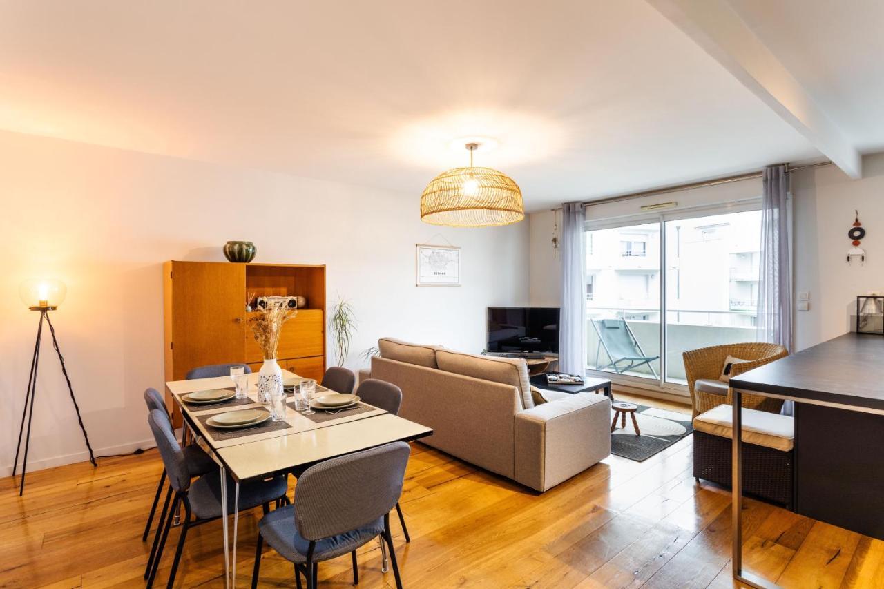Appartement Le Vilona - T3 Moderne Avec Parking Prive à Rennes Extérieur photo